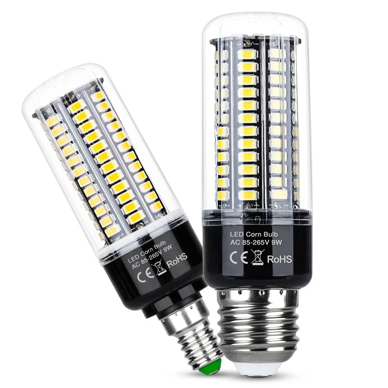 

E27 Corn Lamp E14 LED BulbLight 220v 110v LED Bulb 3.5W 5W 7W 9W 12W 18W 20W LED Corn lIGHT SMD 5736 No Flicker Lights