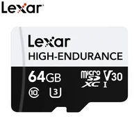 lexar original high endurance micro sd card 32gb 64gb 128gb max 100mbs memory card sdhc sdxc v10 v30 class 10 tf card 4k video