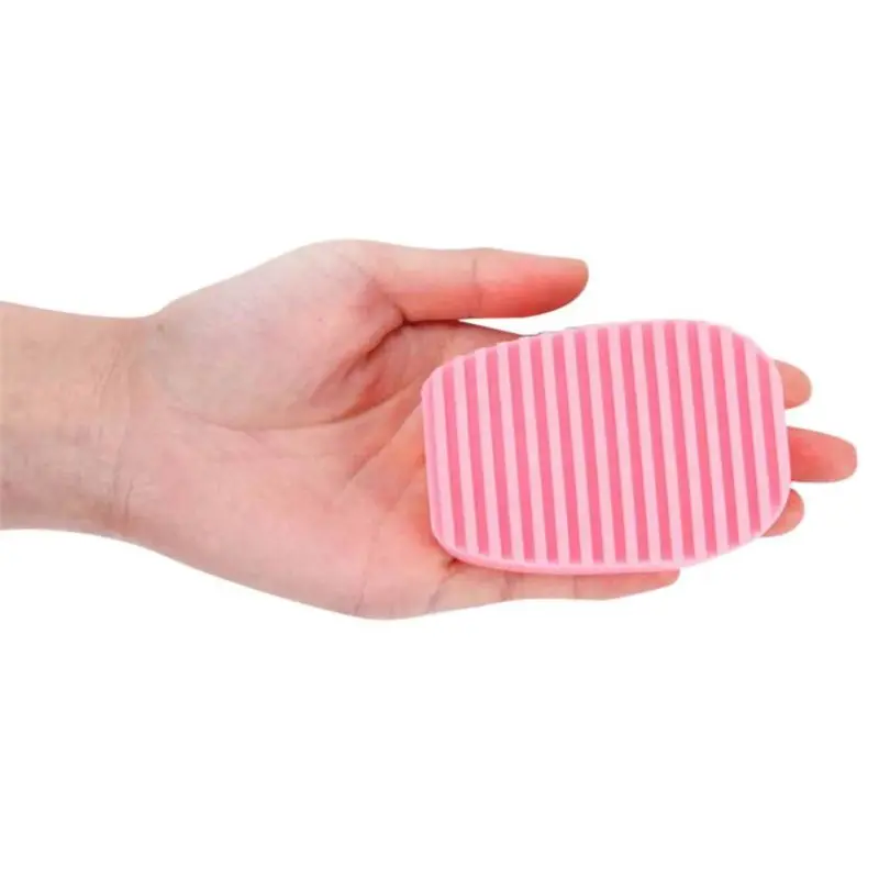 Ручная утолщенная силиконовая щетка для мытья конфетных цветов удобная