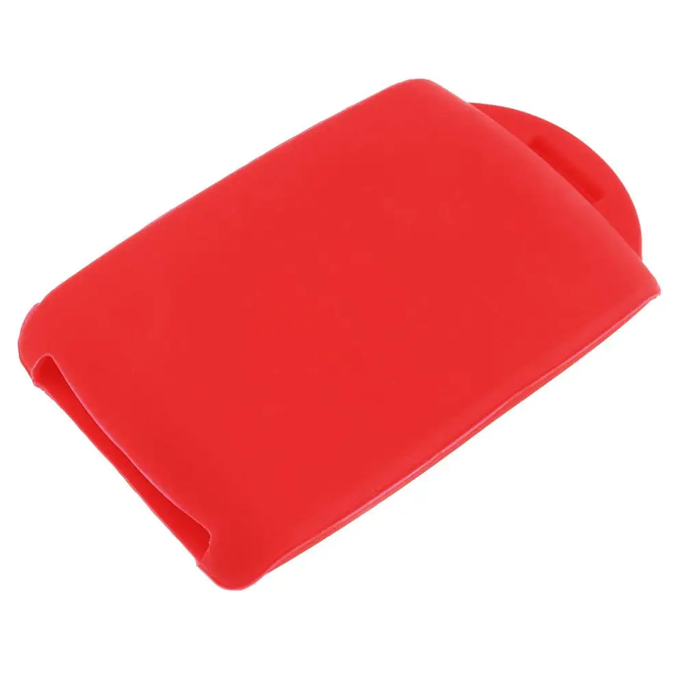 2 цвета кнопки силиконовая прямая пластина Автомобильный ключ защитная крышка