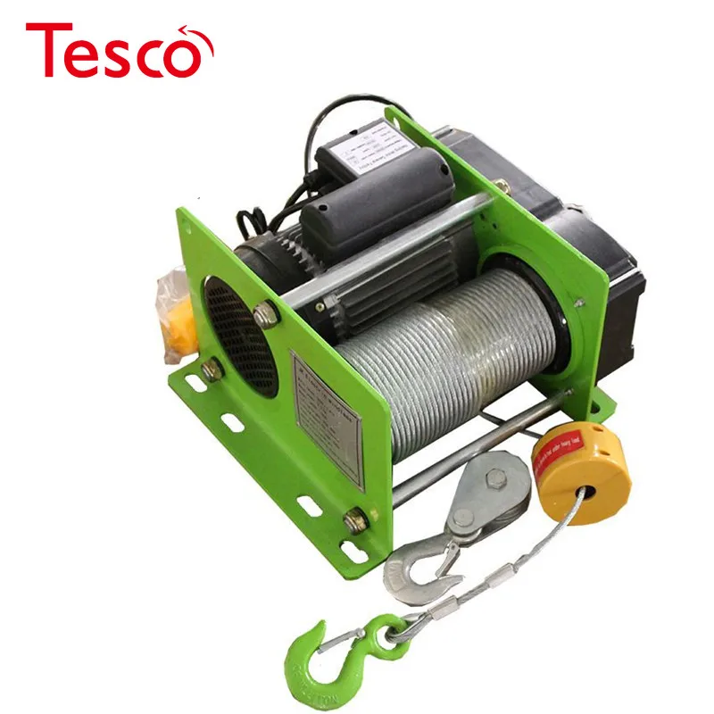 

1000KG 100M Wire rope hoist micro electric hoist electric hoist electric winch with Handle switch