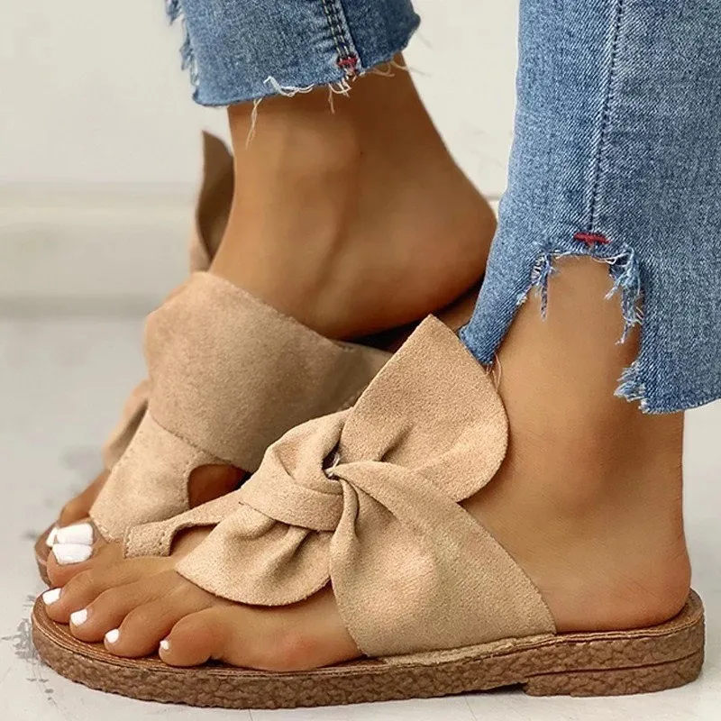 

Sandals Women 2021 Summer Casual Wedges Sandals Female Bowknot Open Toe Fish Mouth Platform Swing Summer Women Shoes Flip Flop