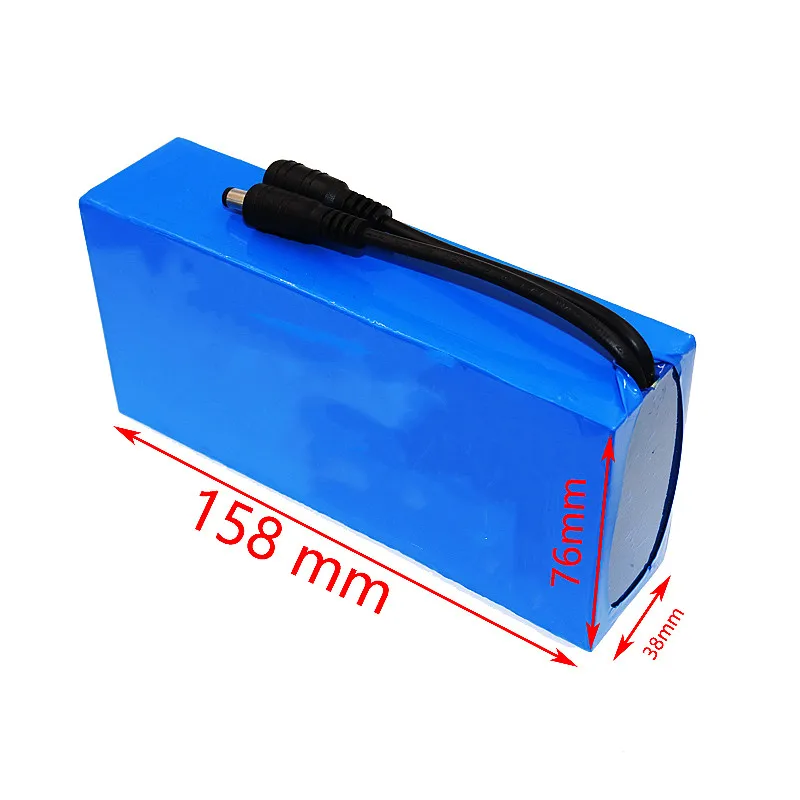 100% New Portable 12v 45000mAh 18650 Lithium-ion Battery pack DC 12.6V 45Ah battery With bms+12.6V 1A US EU Charger | Электроника