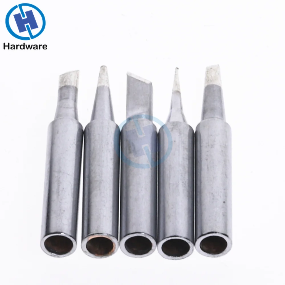 Набор металлических наконечников для паяльника 5 шт. 42 мм 900M T без свинца припой