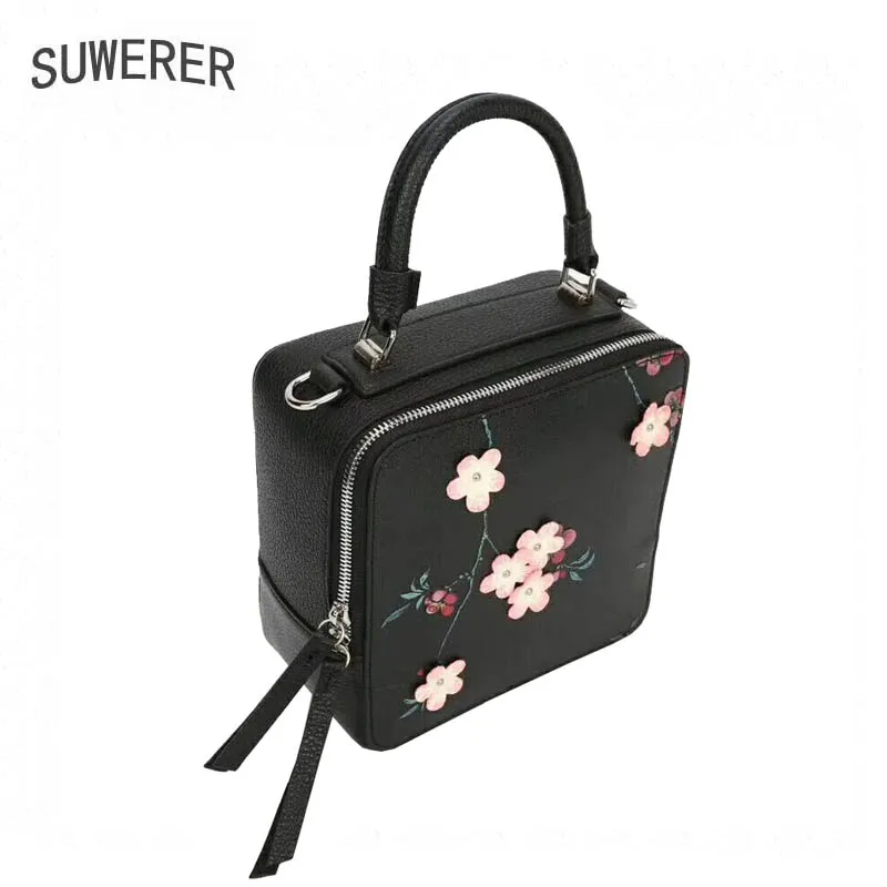 

Sale High Quality Luxury Handbags Women Bags Designer Fashion Flower Bag Genuine Leather Cowhide Bags Women Black Women Purse