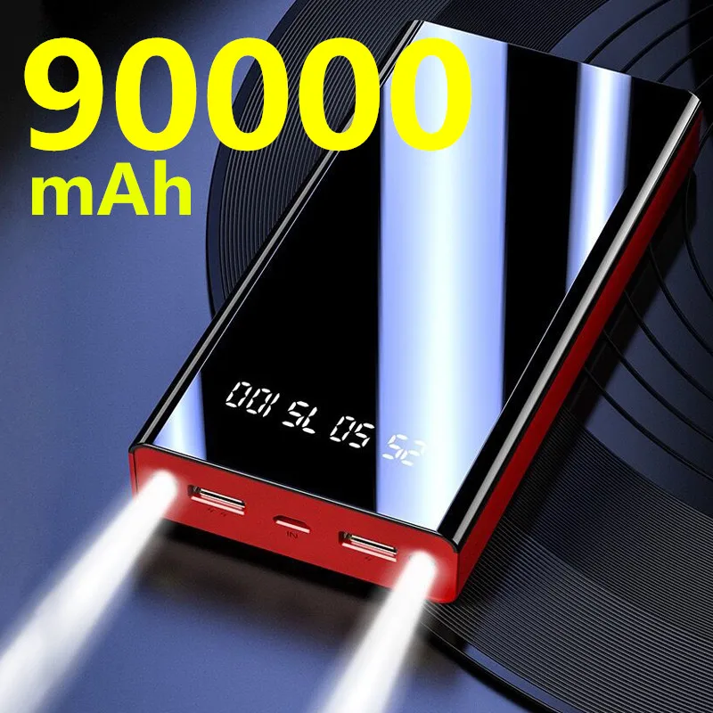 Внешний аккумулятор высокой емкости на 90000 мА · ч с USB-портами | Мобильные телефоны