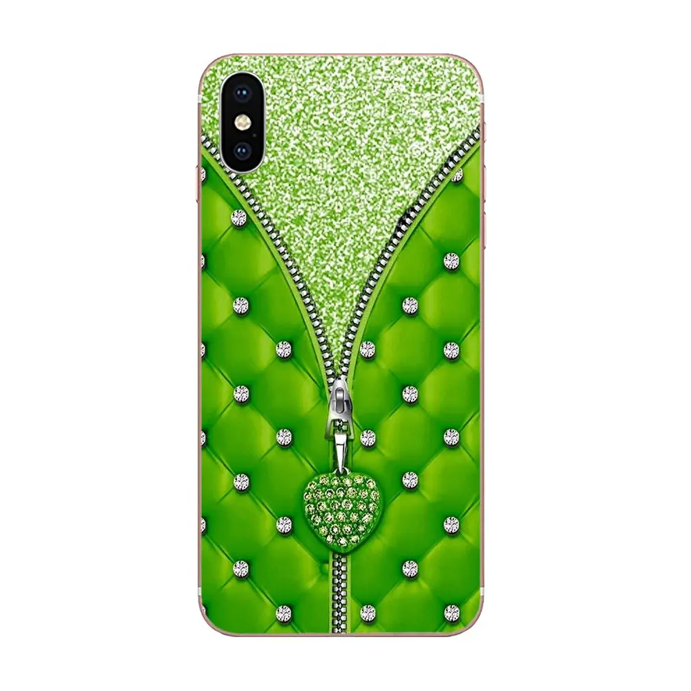 Fashion Diamond Zipper Lock Screen For Sony Xperia Z Z1 Z2 Z3 Z4 Z5 compact Mini M2 M4 M5 T3 E3 E5 XA XA1 XZ Premium | Мобильные