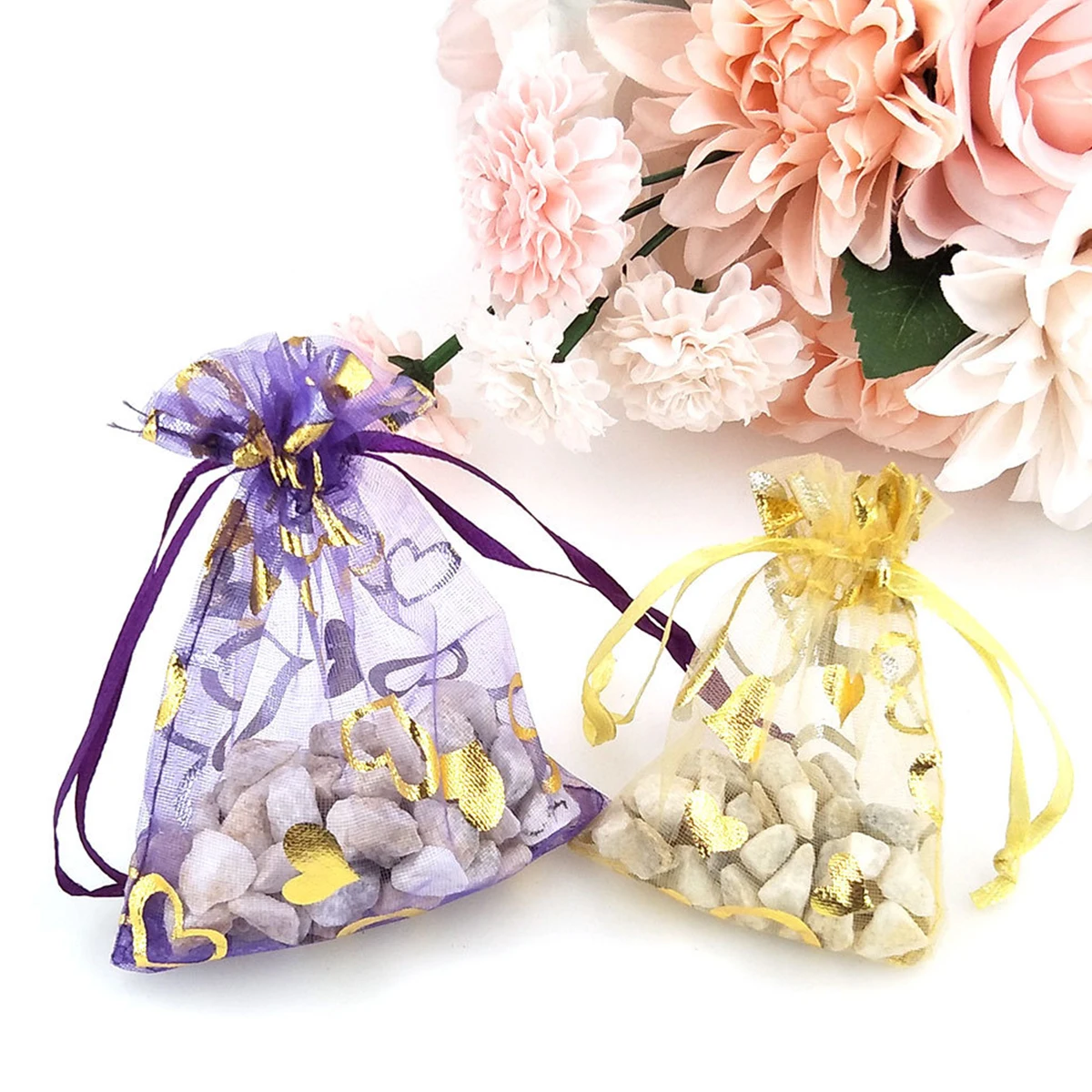 20 шт машина для томатного соуса подарочные мешочки из органзы с принтом в виде