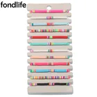 Регулируемый браслет из полимерной глины, 5 мм, 12 шт.