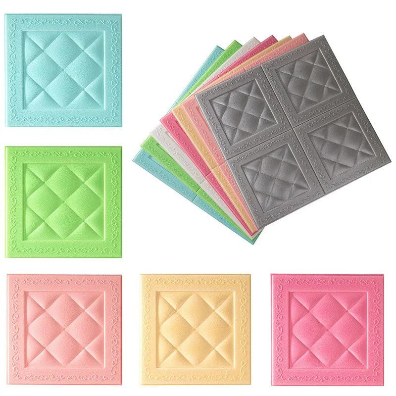 Декоративные обои 3D стерео Наклейка на стену Противоударная мягкая