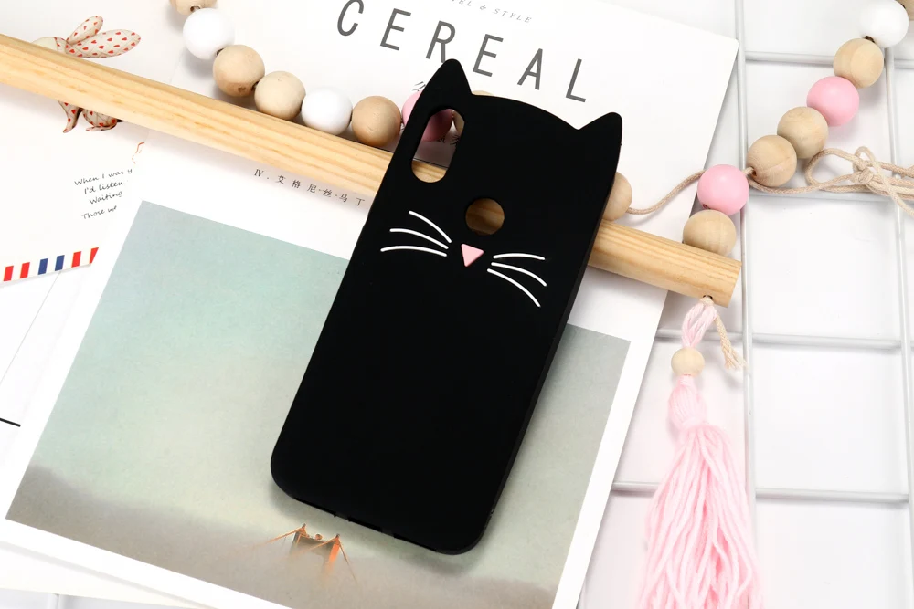 Чехол для Xiao mi Red mi Note 7 6 5 Pro чехол s Red mi 6A 5A 3D милый Кот силиконовый чехол Xiaomi mi 8 9 SE Lite Pocophone F1 чехол-бампер