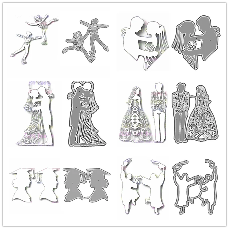 2020 новые металлические высечки и Скрапбукинг для изготовления бумаги влюбленных