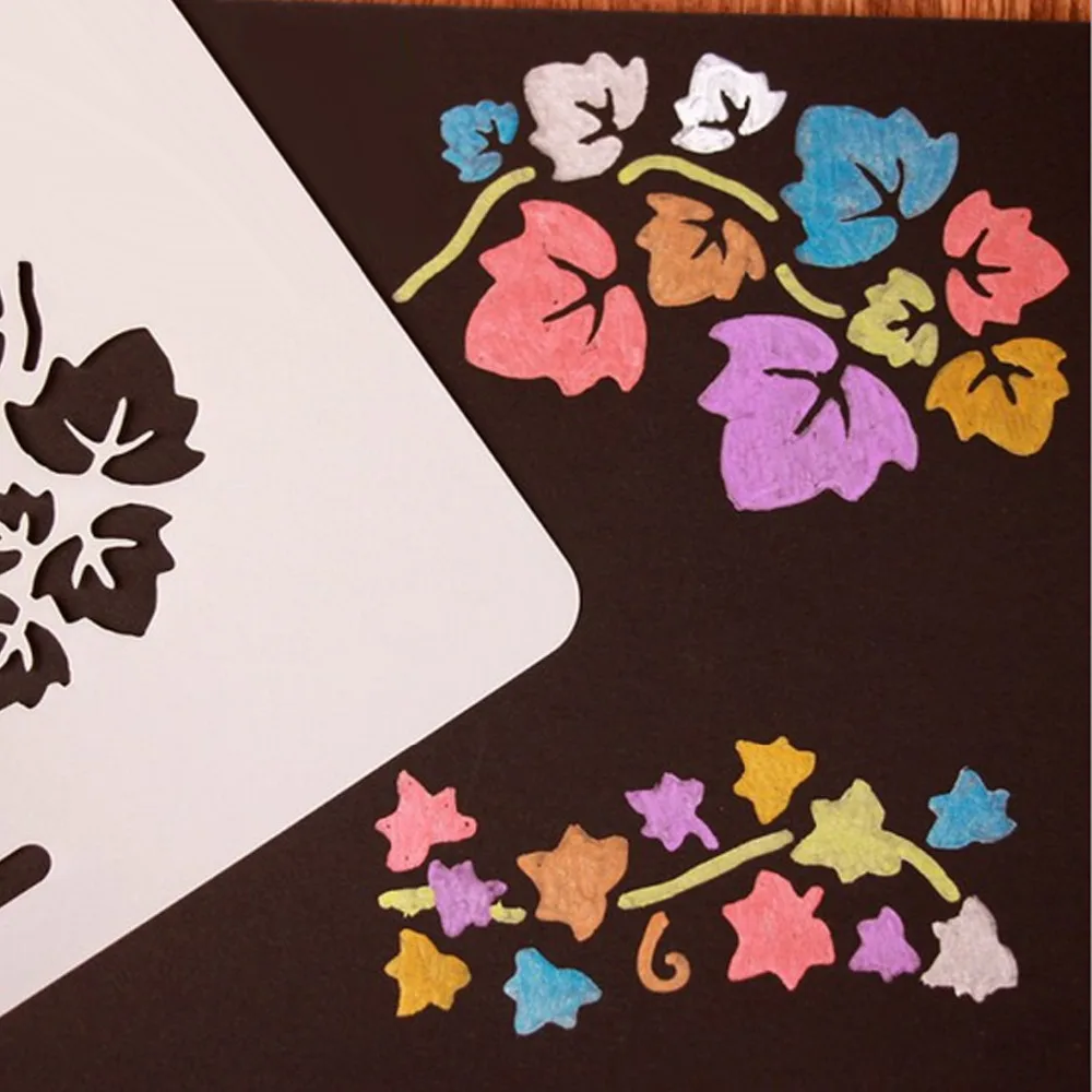 12 шт. разные стили пластиковые полые бабочки Цветочный Рисунок трафареты шаблоны