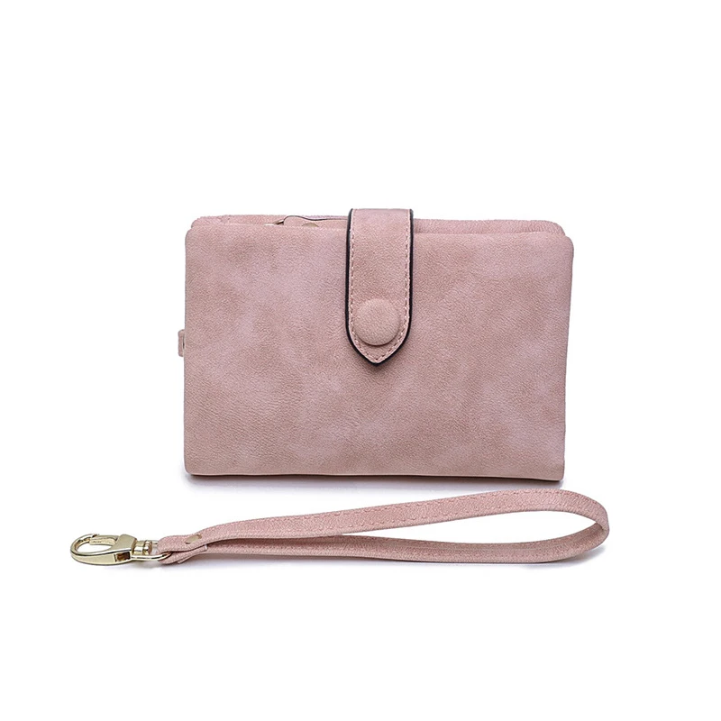 Pink S Новинка, женские кошельки из искусственной кожи, женские длинные кошельки на застежке, большая вместительность, Carteras, кошелек на молнии, Дамский кошелек, держатель для монет, карт, клатч - Цвет: Pink S