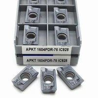 lathe tool apkt1604 pdr 76 ic928 carbide insert milling turning tool apkt 1604 high quality turning insert apkt1604pdr 76 ic928