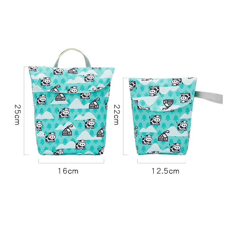 

Waterproof Reusable Wet Bag For Nursing Menstrual Pad Baby Diaper Nappy Travel Wetbag Maternity Diaper Bag Baby Storage Bag