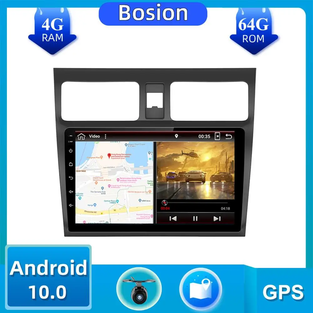 Автомобильный мультимедийный проигрыватель AMP 7851 Android 10 0 с радио аудио стерео для