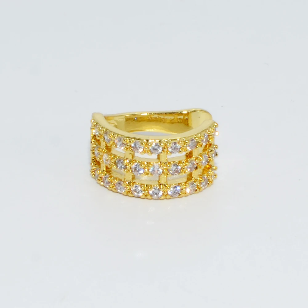 Style7 Gold 1 шт Ушной Хрящ клип Регулируемый Иллюзия искусственный пирсинг для уха серьги кристалл манжета для уха со звездой без отверстия не пирсинг CZ ювелирные изделия для тела - Окраска металла: Style7 Gold