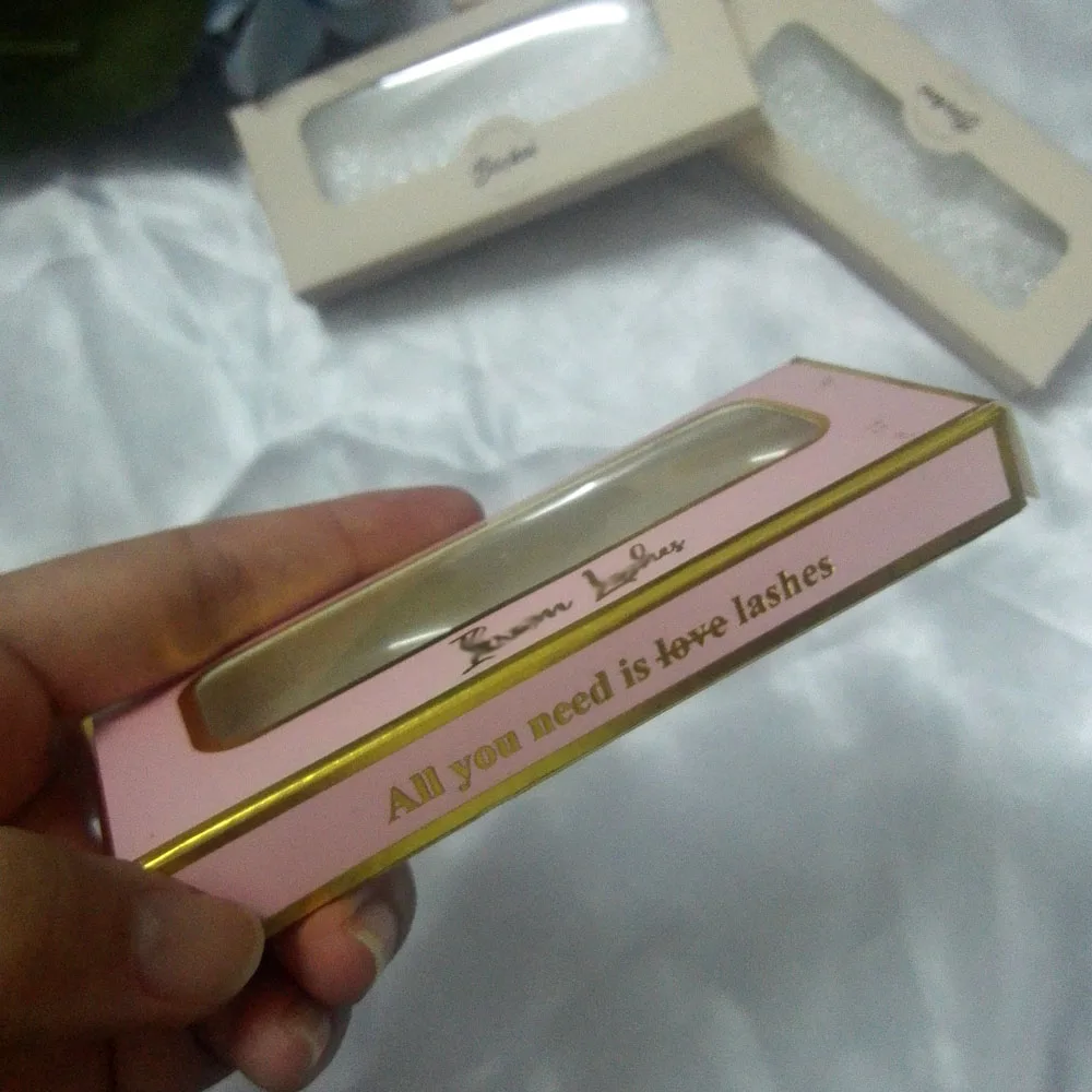 500 шт. бумажные коробки для ресниц с логотипом оптовая продажа коробка норковых