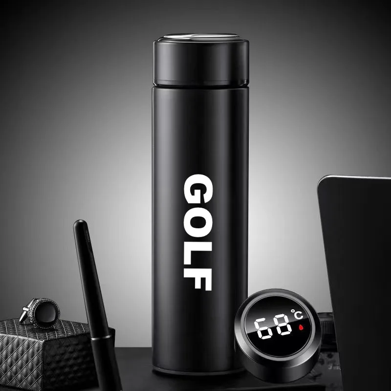 

For GOLF 500ml Intelligent Thermos Coffee Cup Temperature Display Stainless Steel Vacuum Water Cup