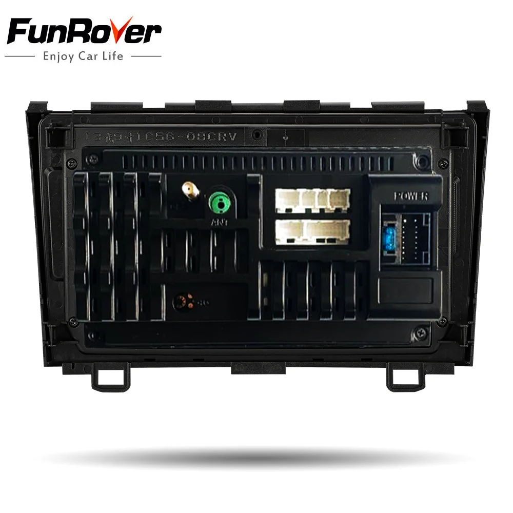 Автомобильный мультимедийный плеер Funrover 2 Din Android 2006 dvd GPS навигация для Honda CRV 2011