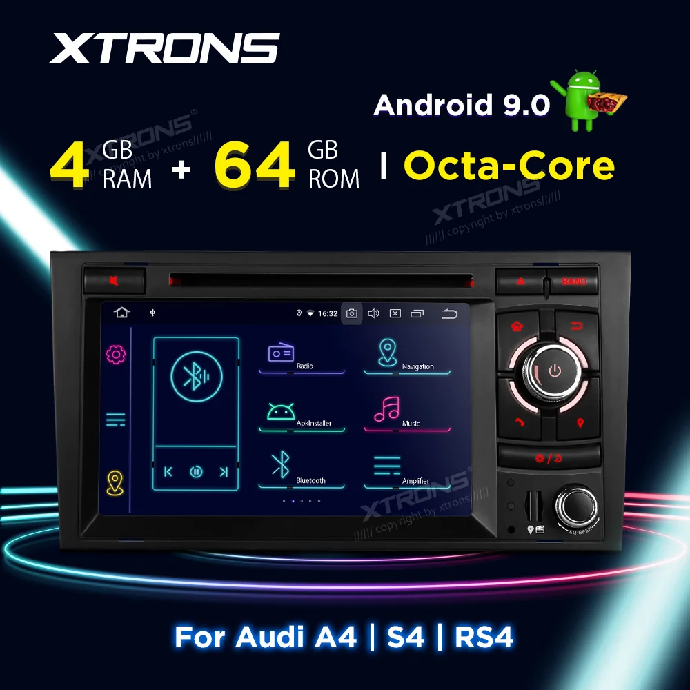 XTRONS 7 &quotAndroid 9 0 Octa Core 4G Оперативная память 64G Встроенная GPS навигации автомобиля