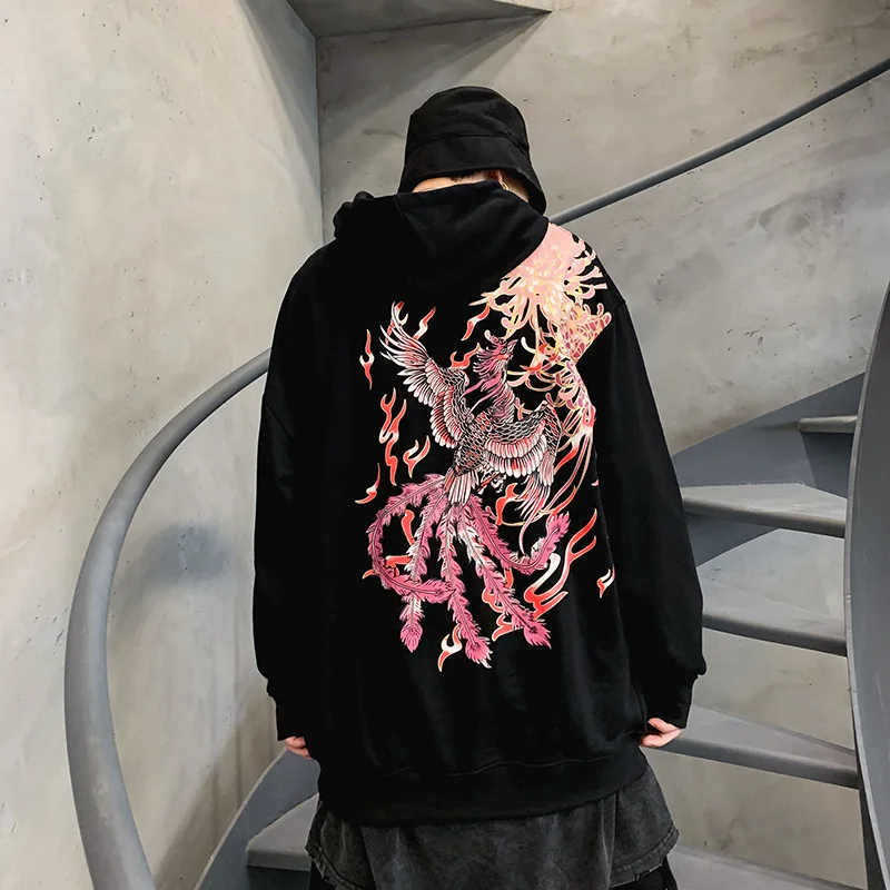 Китайский Стиль lover хип хоп оригинальная печать пара уличная Толстовка мужская