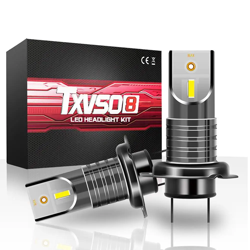 2x H7 55W Автомобильные 5050 CSP светодиодный ные фары комплект Canbus безошибочные лампы