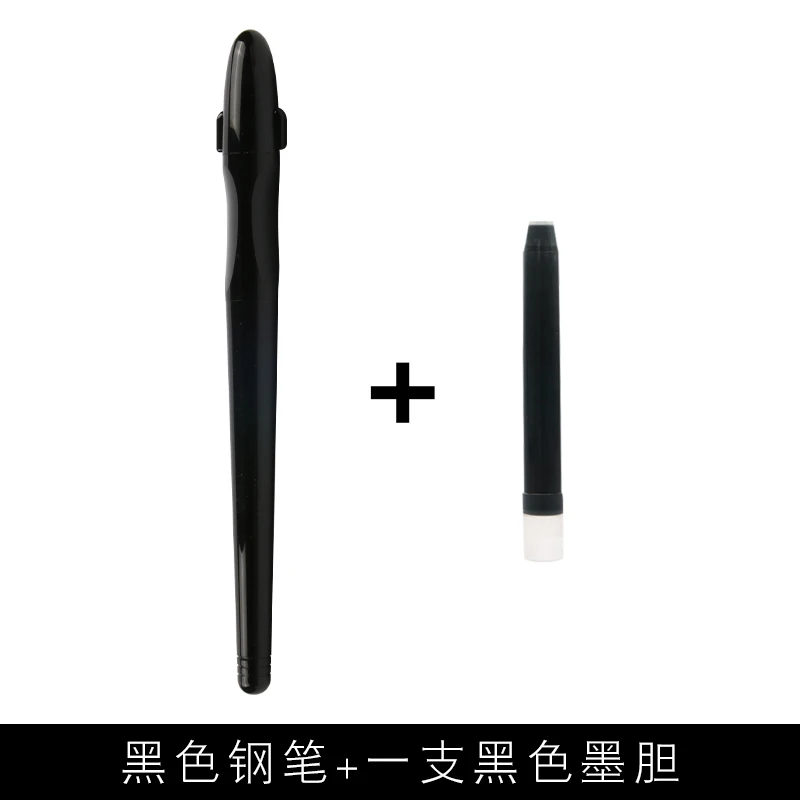 Pilot Роскошные прозрачные перьевые/каллиграфическая ручка Ergo Grip Extra Fine NibClear/черный маркер японская ручка для студентов - Цвет: pen ink1