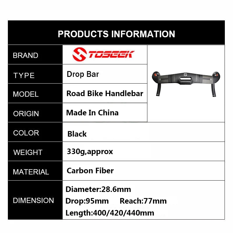 TOSEEK 31 8 мм углеродная ручка для шоссейного велосипеда интегрированный руль