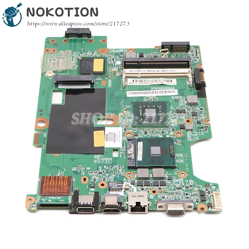 Материнская плата NOKOTION для ноутбука HP Compaq CQ60 G60 материнская GL40 DDR2 с бесплатным ЦПУ