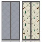 Зимняя хлопковая дверная штора, бытовая, зимняя изоляция, ветрозащитная, холодостойкая, перегородка, дверная штора, магнитное автоматическое закрывание Защита от холода Кондиционер Защита от ветра Теплоизоляция