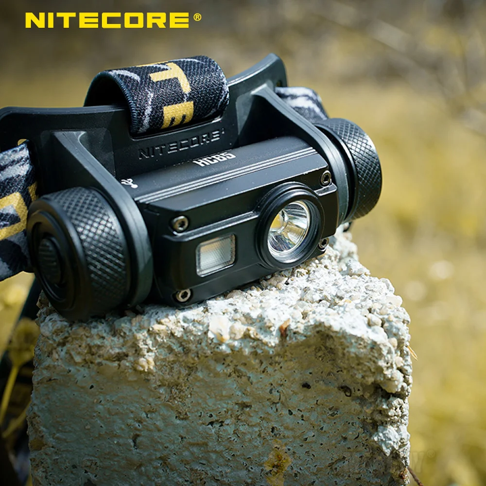 2021 NITECORE HC65 + 18650 Перезаряжаемые Батарея фонари 1000 люмен U2 3xLEDs фонарик