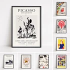 Винтажная выставка Пабло Пикассо докиксот плакат цифровой для гостиной домашний декор