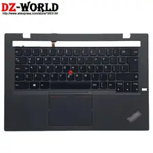 New Original Shell Palmrest Upper Case With Latin Spain Backlit Keyboard Touchpad for Thinkpad X1 Carbon 2nd Gen Laptop C Cover