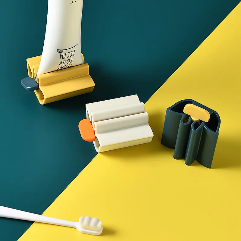 

Manual Toothpaste Dispenser Facial Cleanser Squeezer Clips Rolling Toothpaste Squeezer Tube Bathroom Accessories