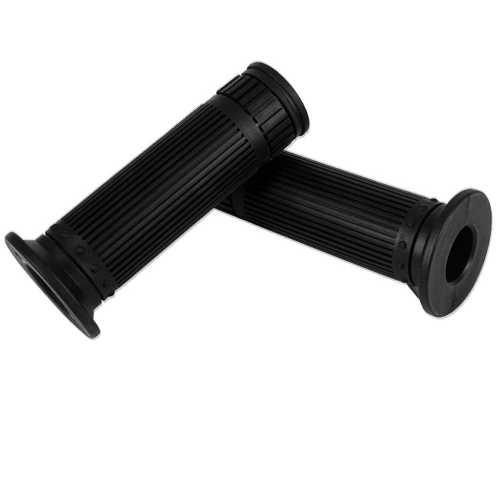 

Motorcycle Handlebar Grips Non Slip Rubber Bar End Thruster Grip 22mm 24mm