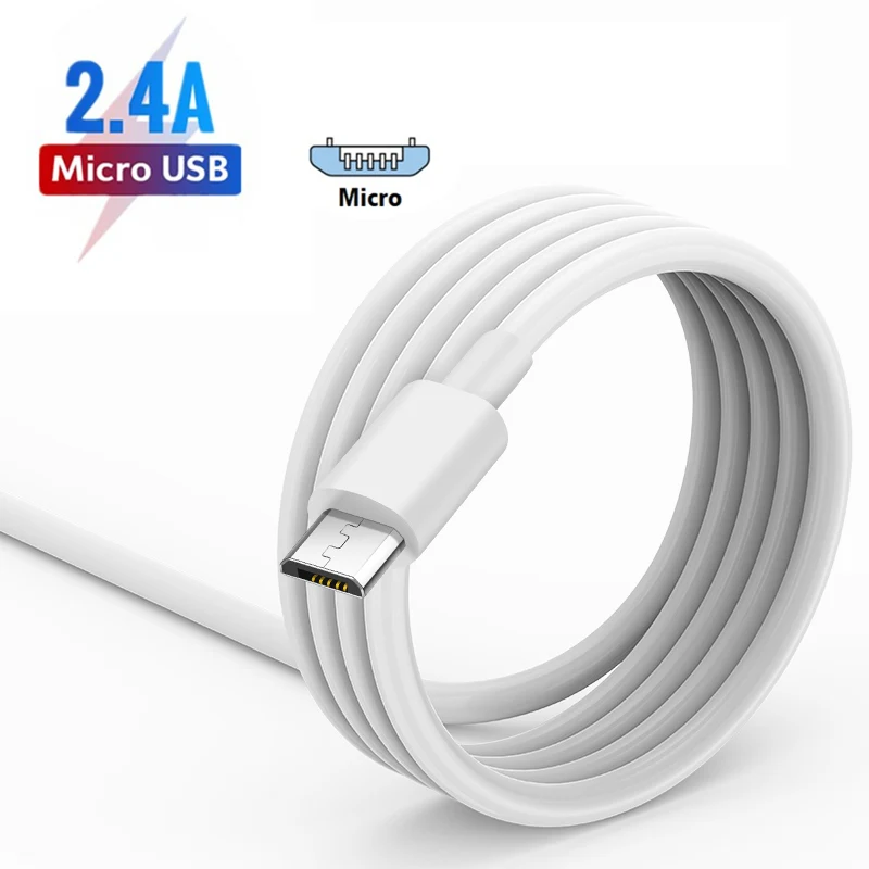 

20CM/1M/1.5M/2M/3M Long Micro USB Charging Cable For Huawei Honor 7a pro 7c 8C 8X Y7 2019 Data Sync Cabo For Samsung S5 S6 S7 J3