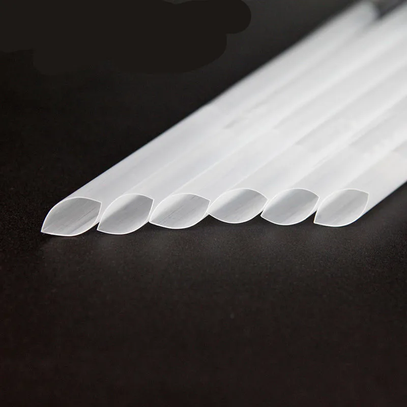 500 шт пузырчатая Питьевая Солома для чая длиной 23 см Сверхширокая одноразовая