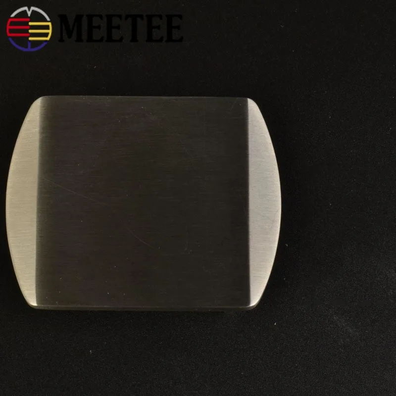 Meetee 39 мм пряжка для ремня из нержавеющей стали Мужской Повседневный Гладкий пояс