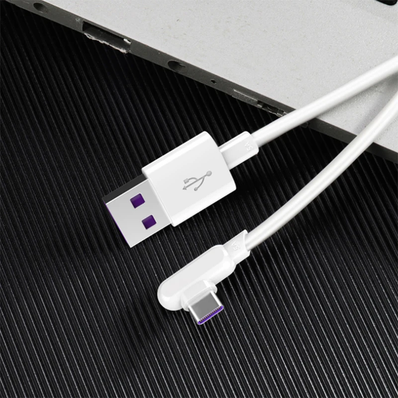 Кабель для передачи данных Huawei 5A суперзарядный USB 3 1 Type C мягкий резиновый