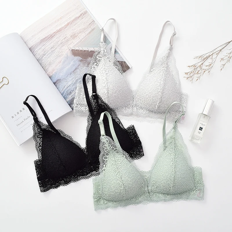 OranriTing женский кружевной бюстгальтер на застежке бесшовный пикантный