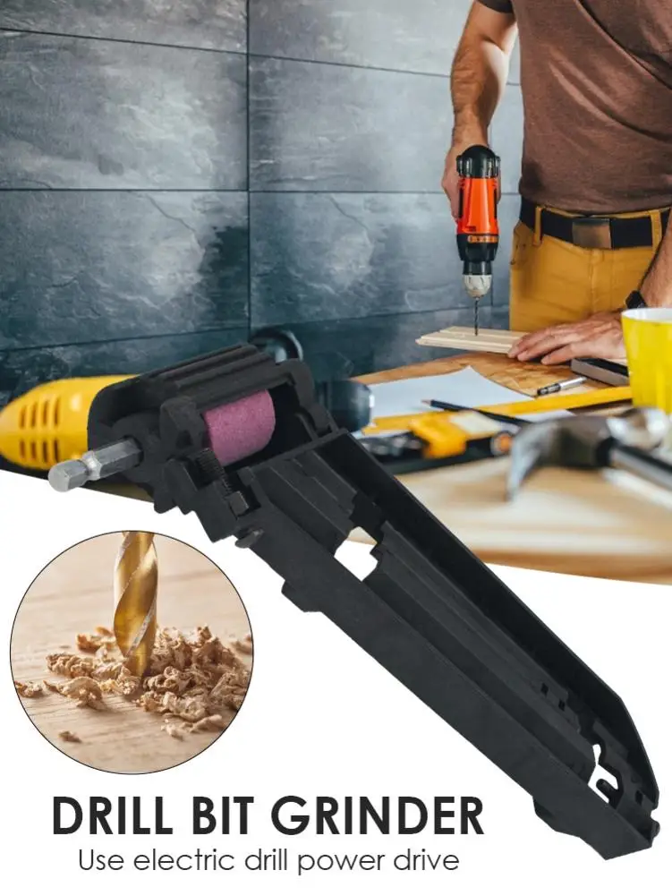 

2-12.5mm Drill Bit Sharpener Portable Corundum Grinding Wheel Tools Corundum Resisting Drill Polishing Grinder Wheel Accessories