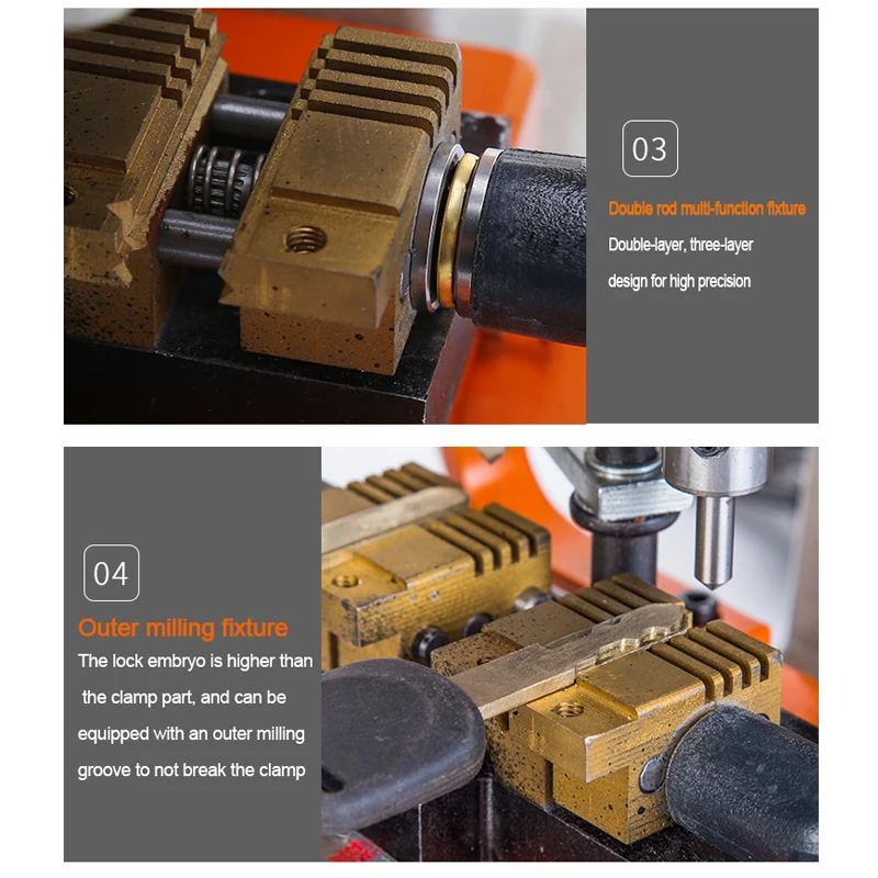 Вертикальный двойной выстрел трехэтажный многофункциональный ключ машина с