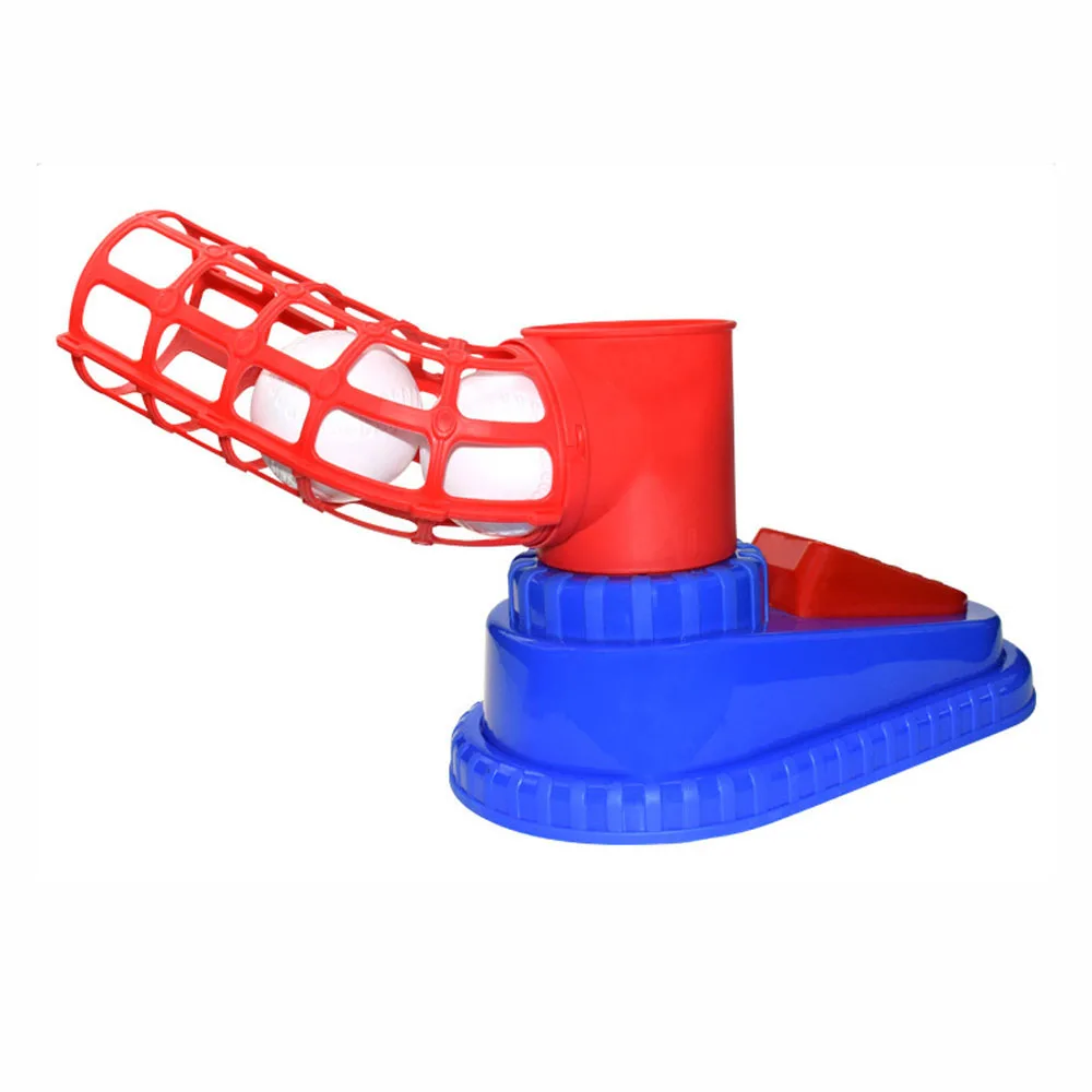 

Бейсбольная машина, бейсбольная тренировочная пусковая установка, игрушка с 3 бейсбольными и бейсбольными битками для мальчиков и девочек