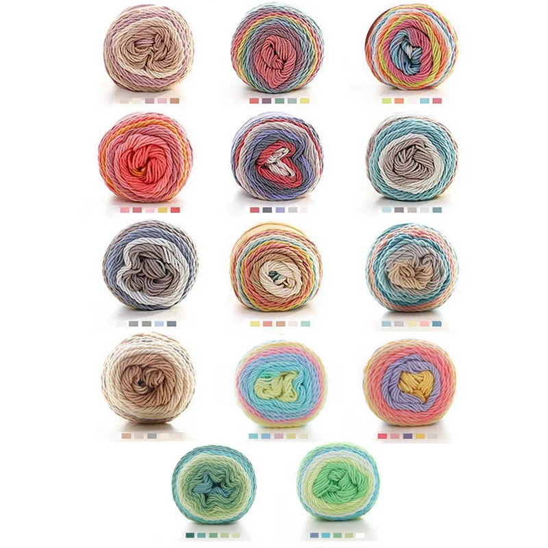 Натуральная мягкая пряжа молочный Сладкий Хлопок Детская шерсть для вязания