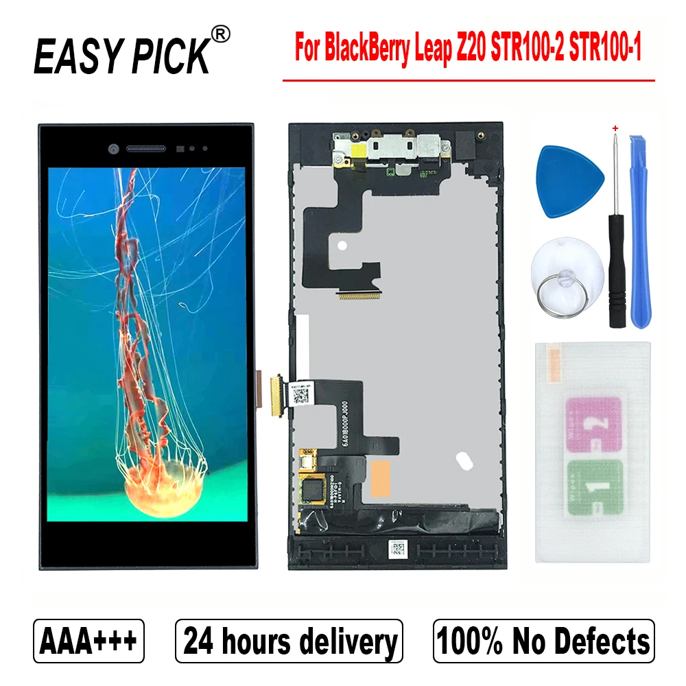 ЖК дисплей для BlackBerry Leap Z20 кодирующий преобразователь сенсорного экрана в сборе