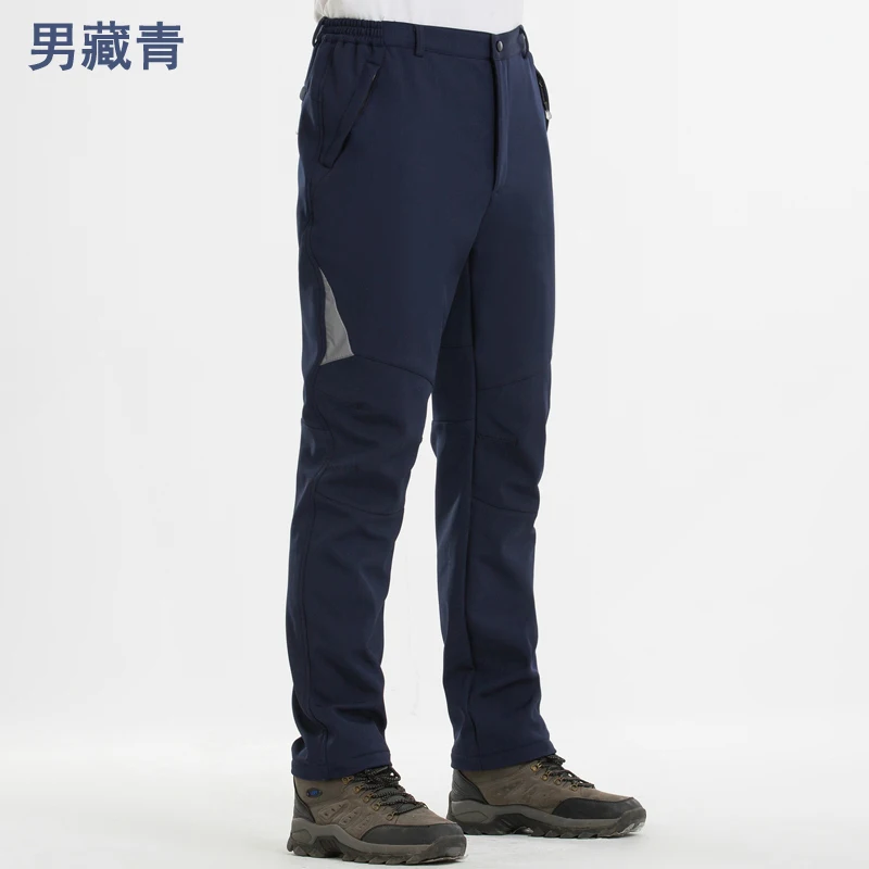 ManG S-5XL Водонепроницаемые зимние штаны, зимние лыжные флисовые брюки для походов на открытом воздухе, походов, походов, лыжных штанов для мужчин и женщин - Цвет: ManG