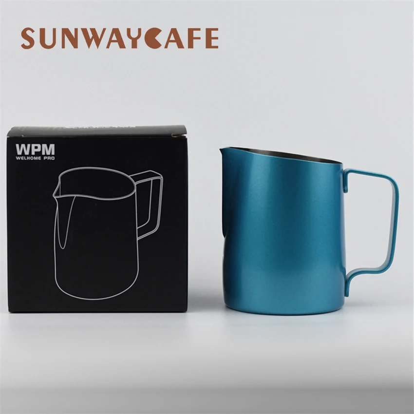 Кувшин для кофе молока Нержавеющая сталь вспенивания кувшин тянуть цветок чашка