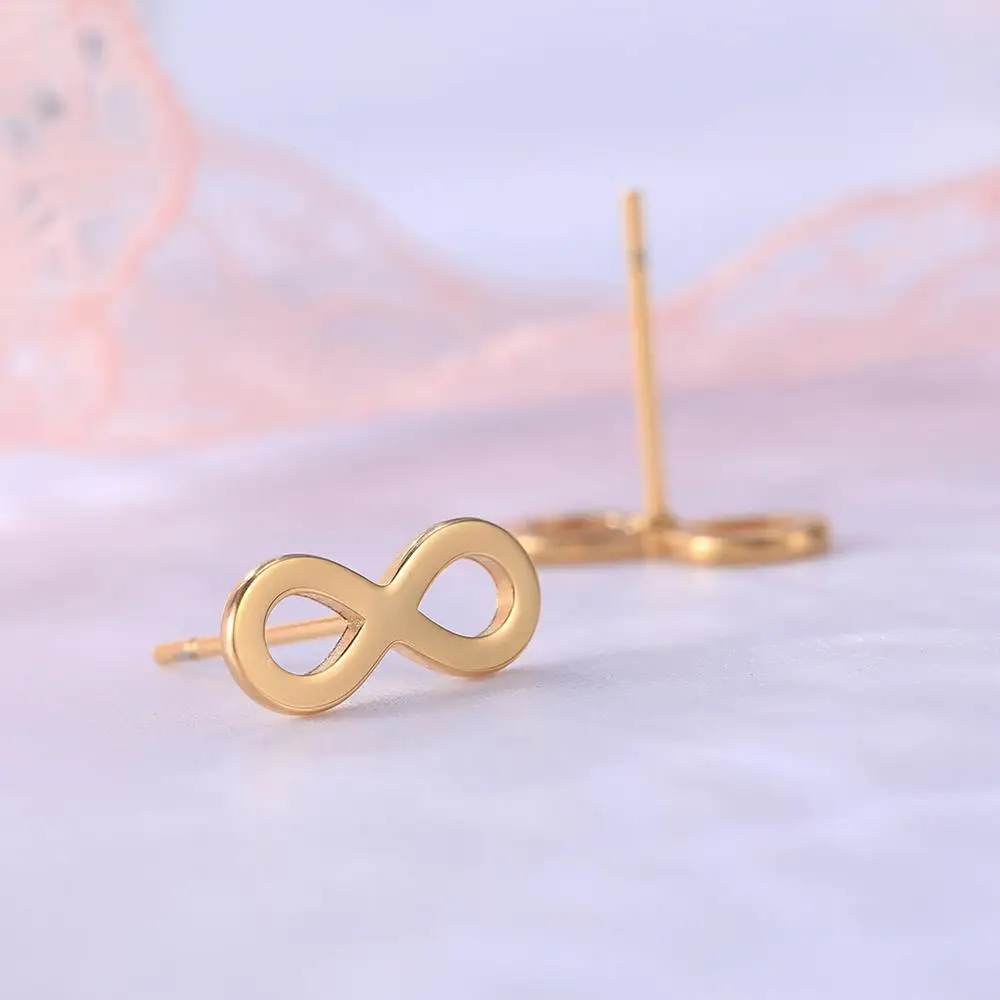 Мой Форма номер восемь бесконечные символ нержавеющая сталь Золотая